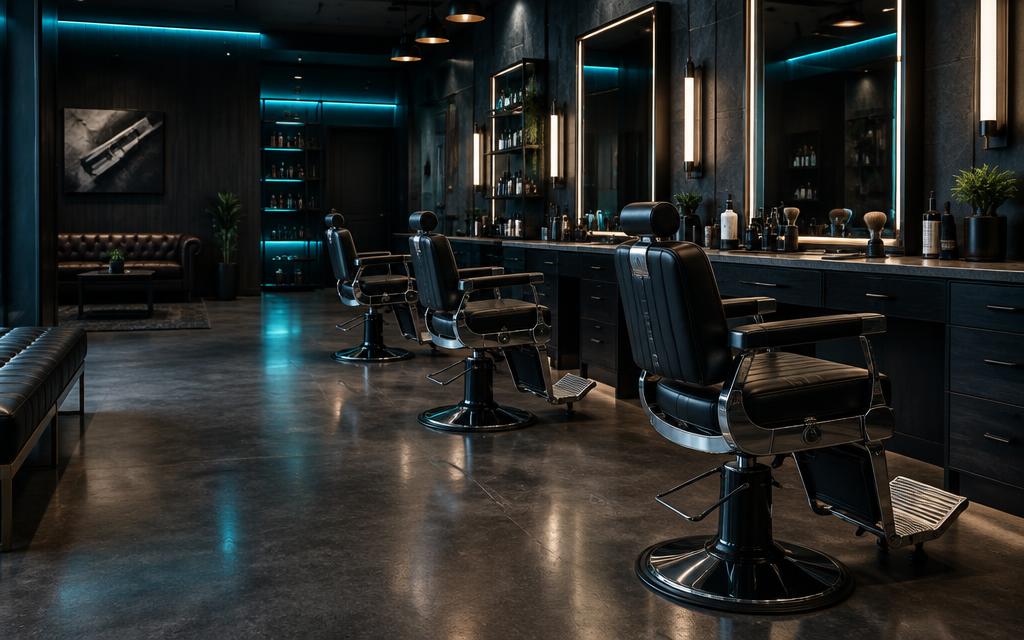 Barber Shop website design concept